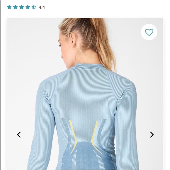 Fabletics Set ✨ Blue and Yellow Track Jacket and Leggings Set - Picture 4 of 6